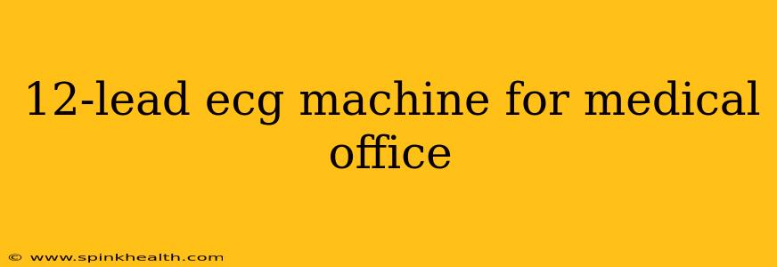 12-lead ecg machine for medical office