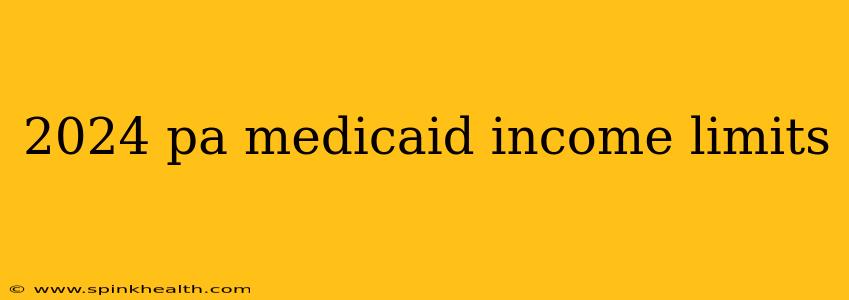 2024 pa medicaid income limits