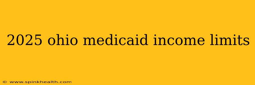 2025 ohio medicaid income limits