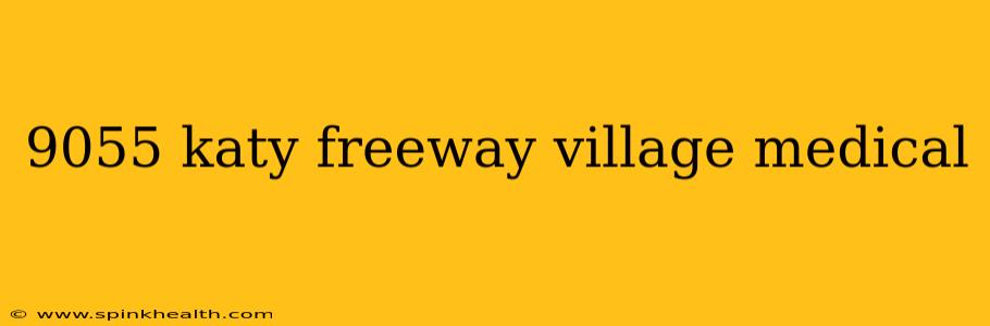 9055 katy freeway village medical