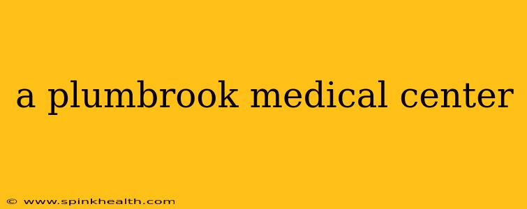 a plumbrook medical center