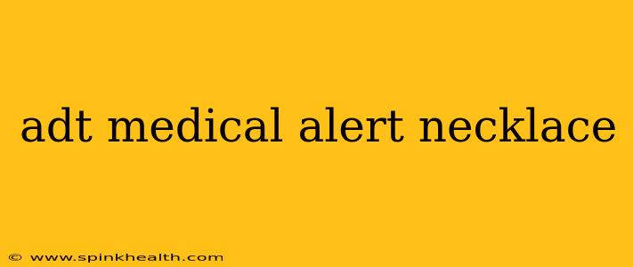adt medical alert necklace
