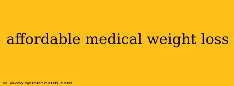 affordable medical weight loss