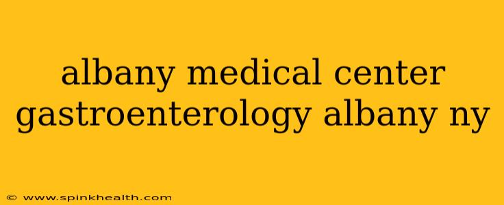 albany medical center gastroenterology albany ny