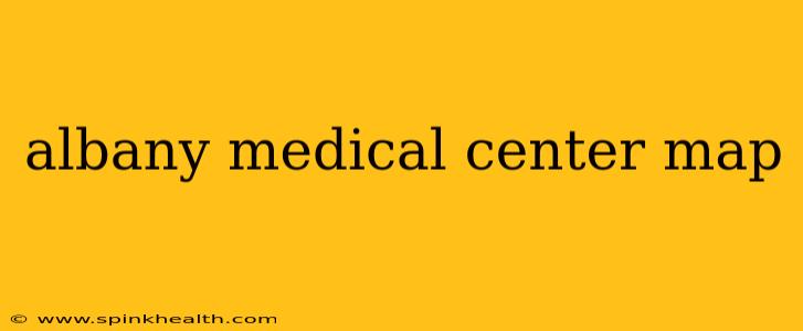 albany medical center map