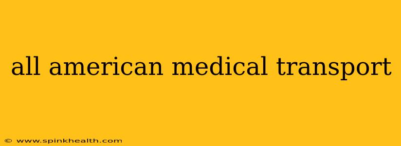 all american medical transport