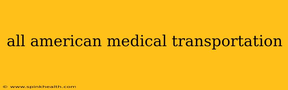 all american medical transportation