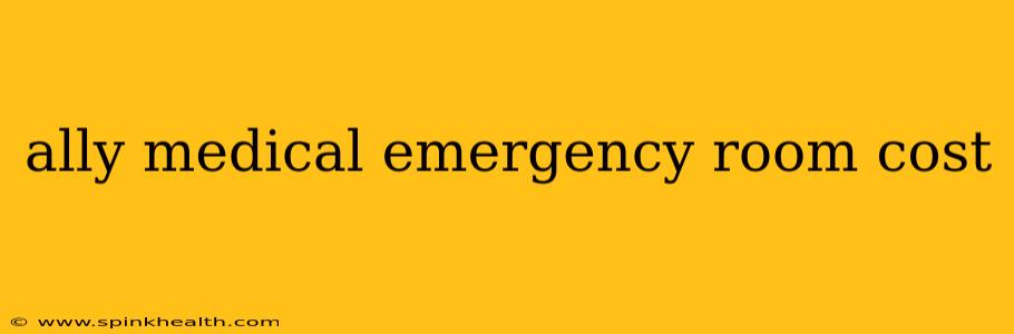 ally medical emergency room cost