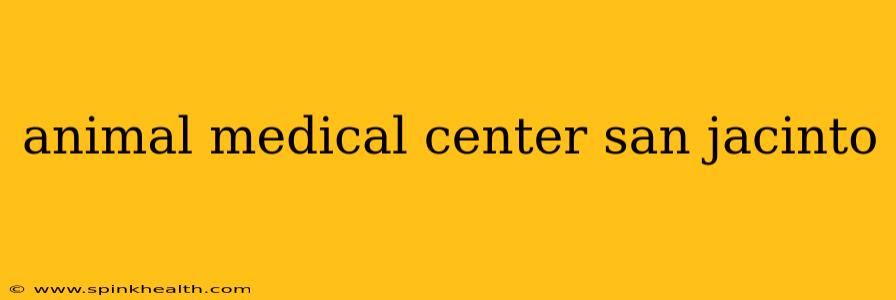 animal medical center san jacinto