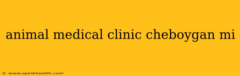 animal medical clinic cheboygan mi