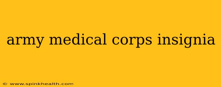 army medical corps insignia