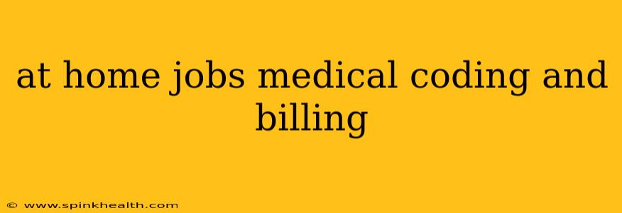 at home jobs medical coding and billing
