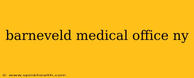 barneveld medical office ny