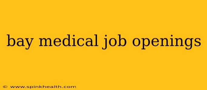 bay medical job openings