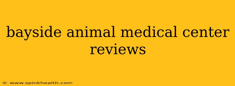 bayside animal medical center reviews