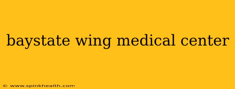 baystate wing medical center