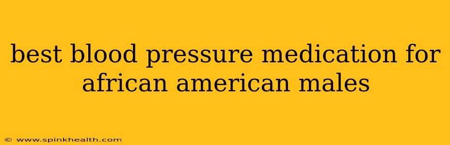 best blood pressure medication for african american males