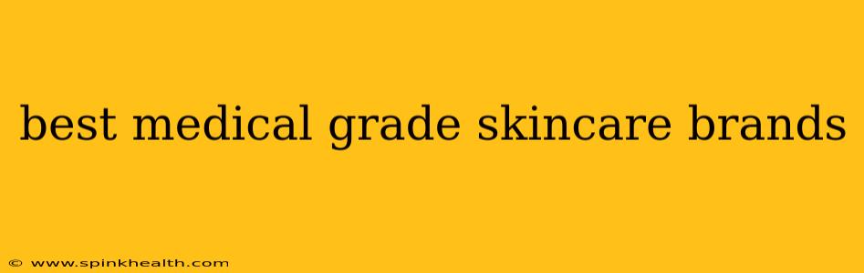 best medical grade skincare brands