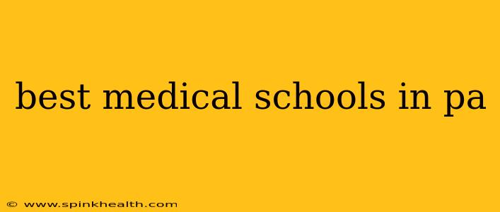 best medical schools in pa