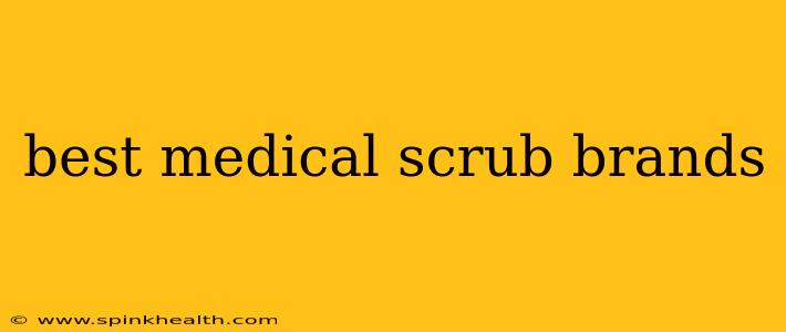 best medical scrub brands
