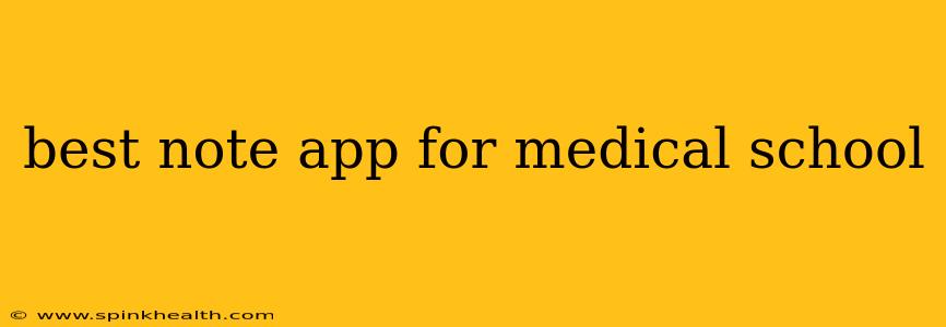 best note app for medical school