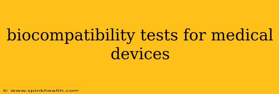 biocompatibility tests for medical devices