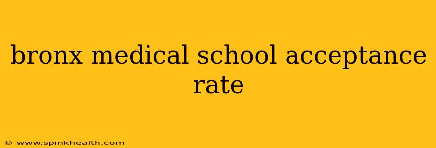 bronx medical school acceptance rate