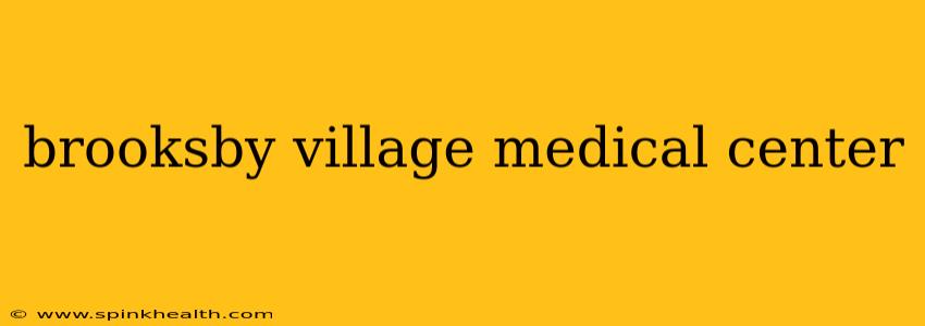 brooksby village medical center