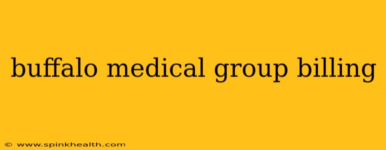 buffalo medical group billing
