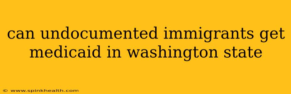 can undocumented immigrants get medicaid in washington state