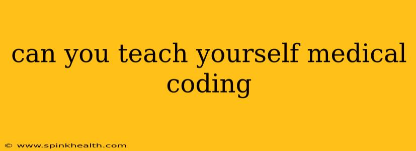 can you teach yourself medical coding