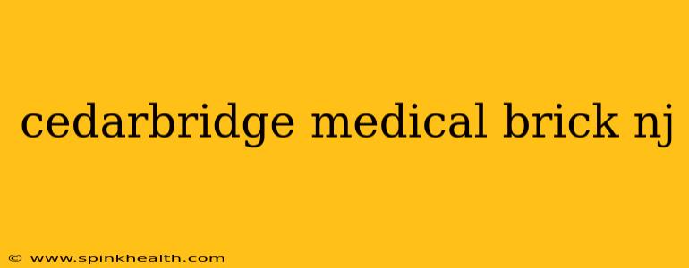 cedarbridge medical brick nj