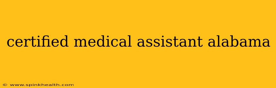 certified medical assistant alabama