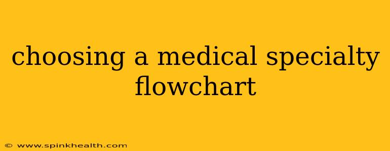 choosing a medical specialty flowchart