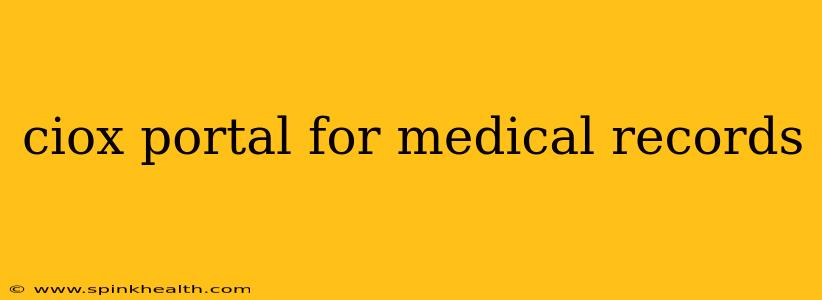 ciox portal for medical records