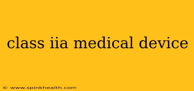 class iia medical device