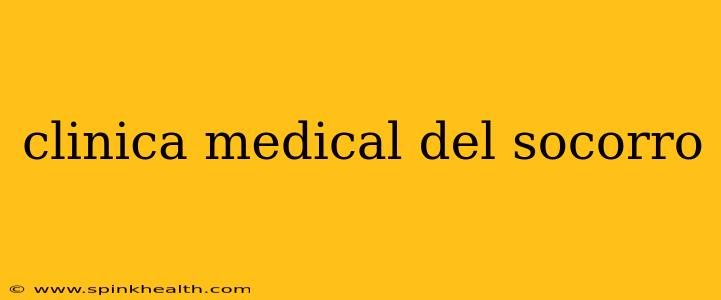 clinica medical del socorro