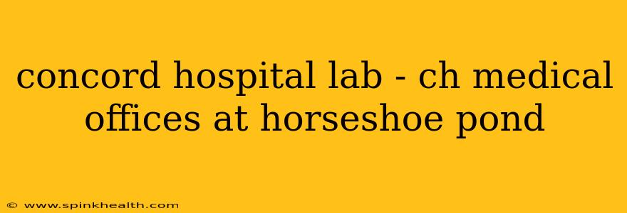 concord hospital lab - ch medical offices at horseshoe pond