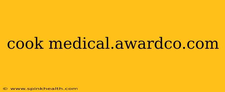 cook medical.awardco.com