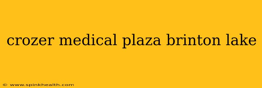 crozer medical plaza brinton lake