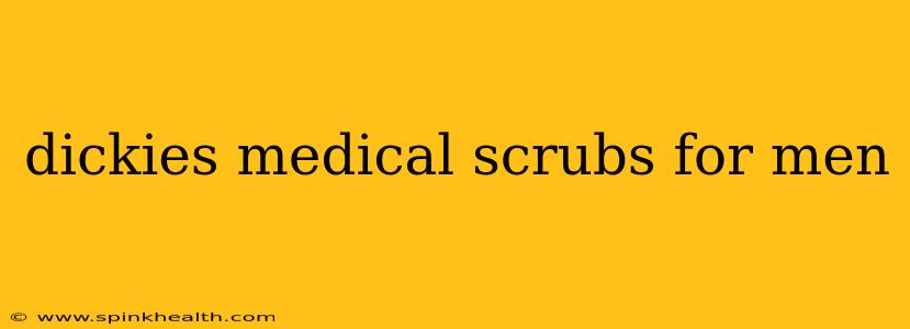 dickies medical scrubs for men