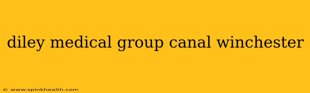 diley medical group canal winchester
