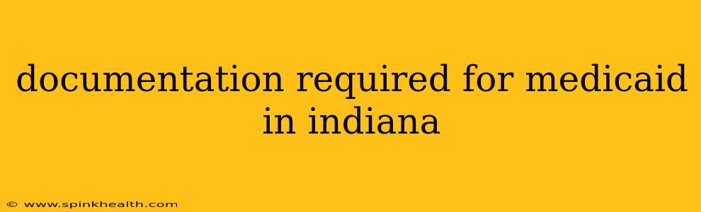 documentation required for medicaid in indiana