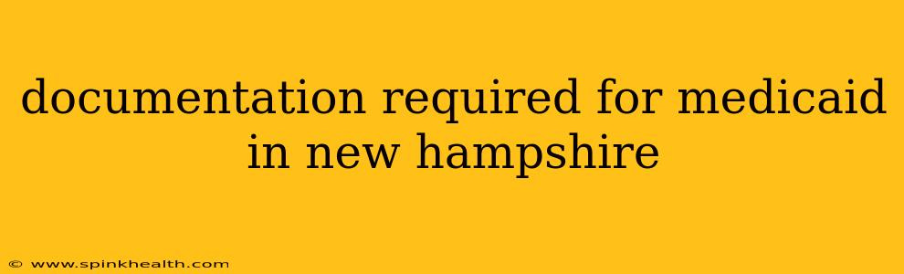 documentation required for medicaid in new hampshire