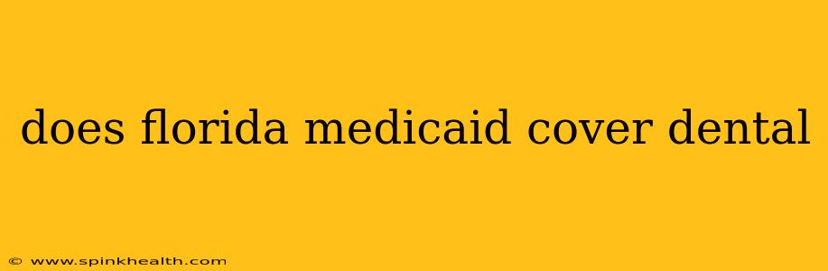 does florida medicaid cover dental