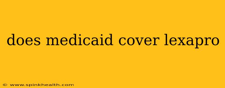 does medicaid cover lexapro