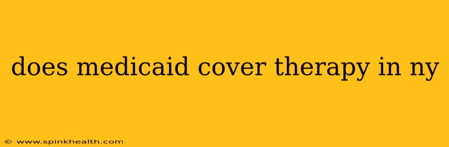 does medicaid cover therapy in ny