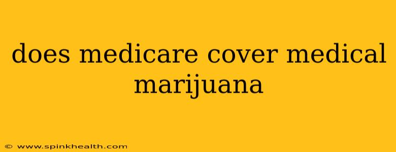 does medicare cover medical marijuana