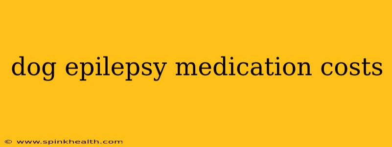 dog epilepsy medication costs
