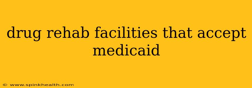 drug rehab facilities that accept medicaid